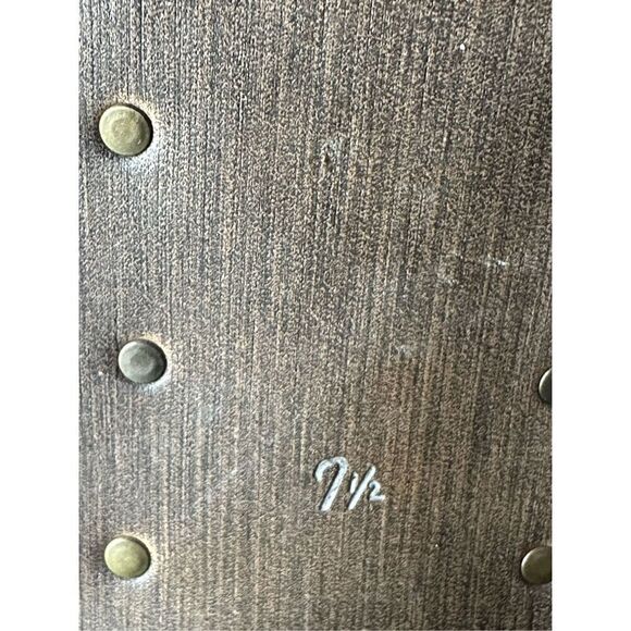 Sam Edelman taupe fringe booties size 7.5 - Picture 8 of 9